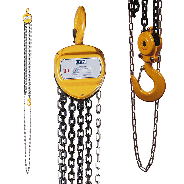Talha manual 3000 KG X 5 metros CSM - Obraloc
